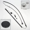Baloca Lampada da terra, Lampade ad arco Nero, 1-Luce