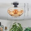 Mertola Plafoniera Ambrato, 1-Luce
