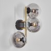 Gastor Lampada a sfera, Applique Oro, Nero, 3-Luci