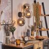 Gastor Lampada a sfera, Applique Oro, Nero, 3-Luci