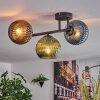 Koyoto Plafoniera, Lampada a sfera Blu, Verde, Ramato, 3-Luci