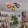 Koyoto Plafoniera, Lampada a sfera Blu, Verde, Ramato, 3-Luci