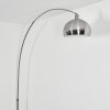 Baloca Lampada da terra Nichel opaco, Nero, 1-Luce