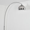 Baloca Lampada da terra Nichel opaco, Nero, 1-Luce