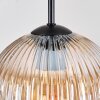 Ripoll Lampadario a sospensione, Lampada a sfera, Lampada a sospensione a cluster Ambrato, Chiaro, Grigio fumo, 5-Luci