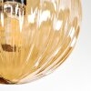 Chehalis Plafoniera, Lampada a sfera Ambrato, 3-Luci