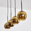 Koyoto Lampadario a sospensione, Lampada a sfera, Lampada a sospensione Oro, 4-Luci