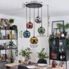 Ripoll Lampadario a sospensione, Lampada a sfera, Lampada a sospensione a cluster Blu, Cromo, Oro, Verde, Ramato, Grigio fumo, 5-Luci