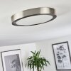 Finsrud Plafoniera LED Nichel opaco, 1-Luce