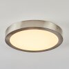 Finsrud Plafoniera LED Nichel opaco, 1-Luce