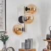 Gastor Lampada a sfera, Applique Oro, Nero, 3-Luci