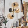 Gastor Lampada a sfera, Applique Oro, Nero, 3-Luci