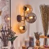 Gastor Lampada a sfera, Applique Oro, Nero, 3-Luci