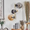 Gastor Lampada a sfera, Applique Oro, Nero, 3-Luci