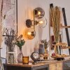 Gastor Lampada a sfera, Applique Oro, Nero, 3-Luci
