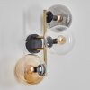 Gastor Lampada a sfera, Applique Oro, Nero, 3-Luci