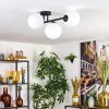 Gastor Plafoniera, Lampada a sfera Bianco, 3-Luci
