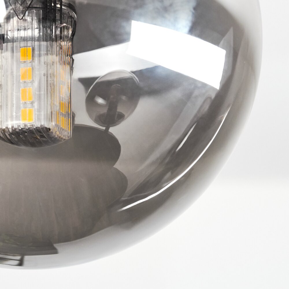 Chehalis Plafoniera, Lampada a sfera Grigio fumo, 5-Luci