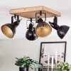 Hagan Plafoniera, Faretto da soffitto Cromo, Écru, Nero, 4-Luci