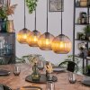 Koyoto Lampadario a sospensione, Lampada a sfera, Lampada a sospensione Ambrato, 4-Luci