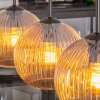 Koyoto Lampadario a sospensione, Lampada a sfera, Lampada a sospensione Ambrato, 4-Luci