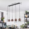 Koyoto Lampadario a sospensione, Lampada a sfera, Lampada a sospensione Ramato, 4-Luci