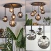 Chehalis Plafoniera, Lampada a sfera Grigio fumo, 5-Luci