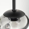 Chehalis Plafoniera, Lampada a sfera Chiaro, Grigio fumo, 5-Luci
