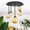 Chehalis Plafoniera, Lampada a sfera Ambrato, 5-Luci