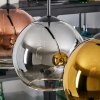 Koyoto Lampadario a sospensione, Lampada a sfera, Lampada a sospensione Oro, Chiaro, Ramato, Grigio fumo, 4-Luci