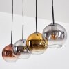 Koyoto Lampadario a sospensione, Lampada a sfera, Lampada a sospensione Oro, Chiaro, Ramato, Grigio fumo, 4-Luci