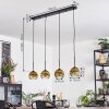 Ripoll Lampadario a sospensione, Lampada a sfera, Lampada a sospensione Oro, Chiaro, 4-Luci