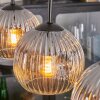 Ripoll Lampadario a sospensione, Lampada a sfera, Lampada a sospensione Cromo, Chiaro, Grigio fumo, 4-Luci
