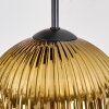 Koyoto Lampadario a sospensione, Lampada a sfera, Lampada a sospensione a cluster Cromo, Oro, Chiaro, Ramato, Grigio fumo, 5-Luci