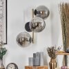 Gastor Lampada a sfera, Applique 42 cm Oro, Nero, 3-Luci