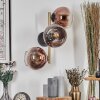 Koyoto Lampada a sfera, Applique Oro, Nero, 3-Luci