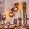 Koyoto Lampada a sfera, Applique Oro, Nero, 3-Luci