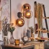 Koyoto Lampada a sfera, Applique Oro, Nero, 3-Luci