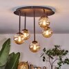 Chehalis Plafoniera, Lampada a sfera 39.5 cm Ambrato, 5-Luci