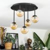Chehalis Plafoniera, Lampada a sfera 39.5 cm Ambrato, 5-Luci