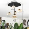 Chehalis Plafoniera, Lampada a sfera 42.5 cm Ambrato, Chiaro, 5-Luci
