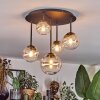 Chehalis Plafoniera, Lampada a sfera 42.5 cm Ambrato, Chiaro, 5-Luci