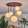 Chehalis Plafoniera, Lampada a sfera Bianco, 5-Luci