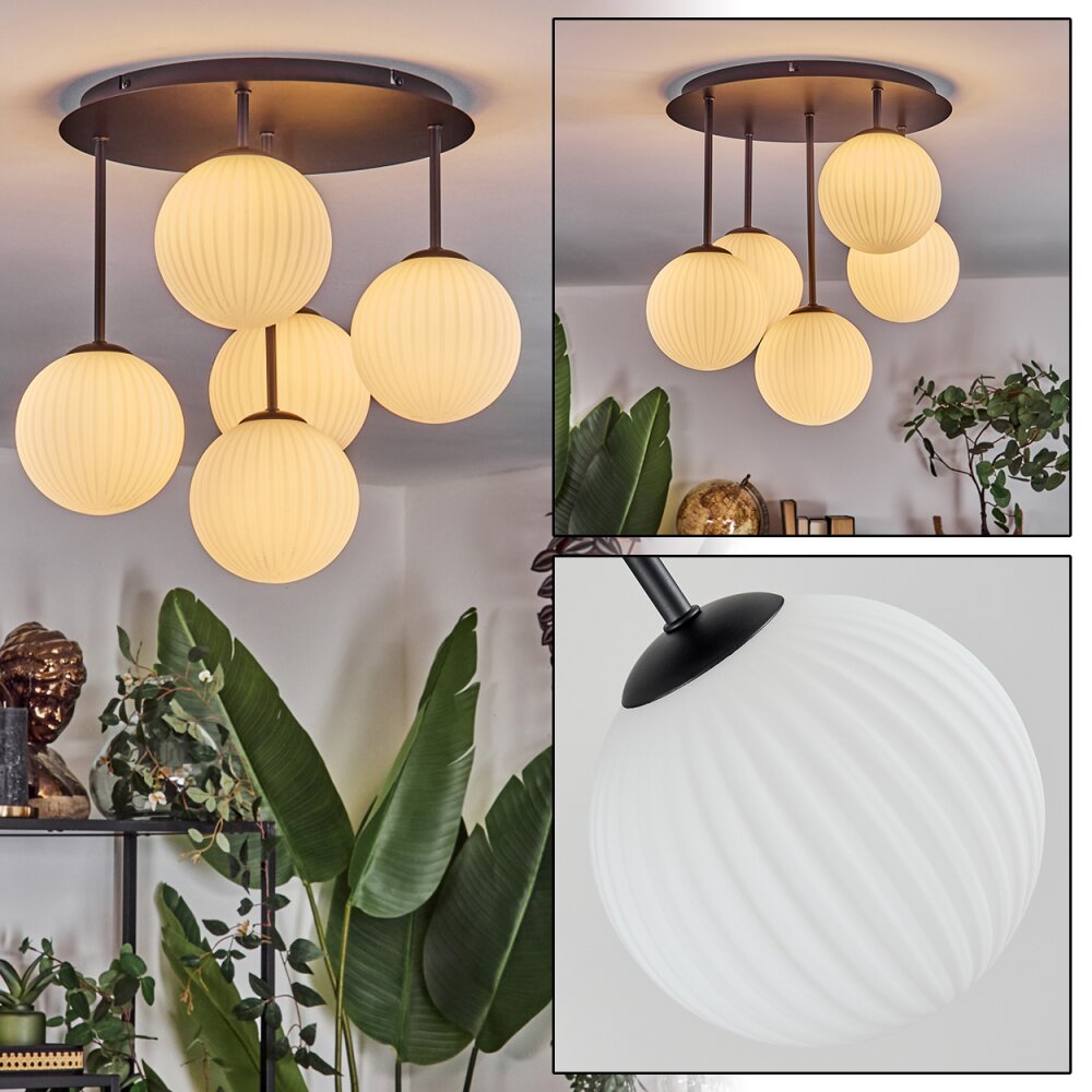 Chehalis Plafoniera, Lampada a sfera Bianco, 5-Luci main product photo