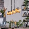 Koyoto Lampadario a sospensione, Lampada a sfera, Lampada a sospensione Ambrato, 4-Luci