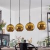 Koyoto Lampadario a sospensione, Lampada a sfera, Lampada a sospensione Oro, 4-Luci