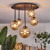 Chehalis Plafoniera, Lampada a sfera 42.5 cm Ambrato, 5-Luci