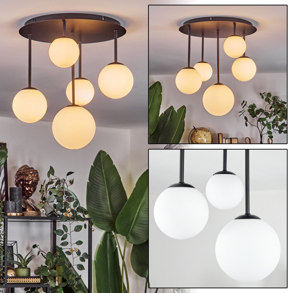 Chehalis Plafoniera, Lampada a sfera 42.5 cm Bianco, 5-Luci main product photo