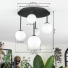 Chehalis Plafoniera, Lampada a sfera 42.5 cm Bianco, 5-Luci