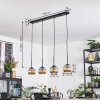 Ripoll Lampadario a sospensione, Lampada a sfera, Lampada a sospensione Ambrato, 4-Luci
